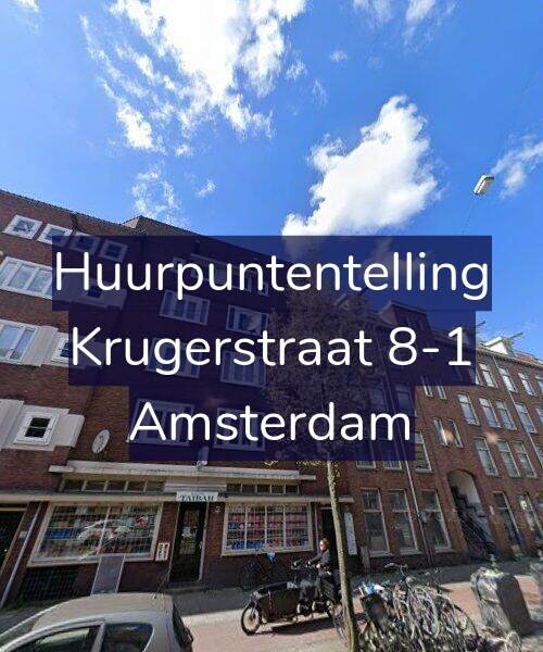 Foto gevel Huurpuntentelling voor Krugerstraat 8-1, Amsterdam