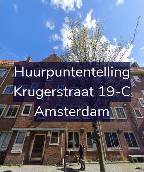 Foto gevel Huurpuntentelling voor Krugerstraat 19-C, Amsterdam