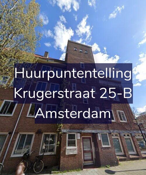 Foto gevel Huurpuntentelling voor Krugerstraat 25-B, Amsterdam