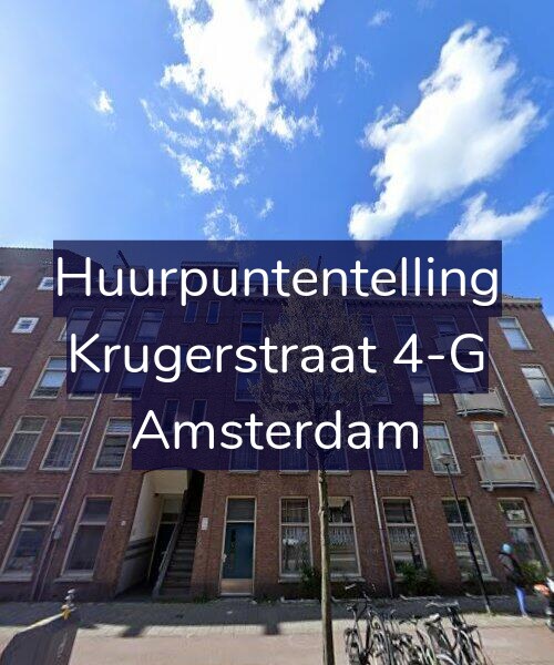 Foto gevel Huurpuntentelling voor Krugerstraat 4-G, Amsterdam
