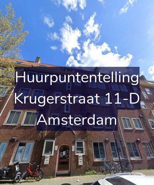 Foto gevel Huurpuntentelling voor Krugerstraat 11-D, Amsterdam