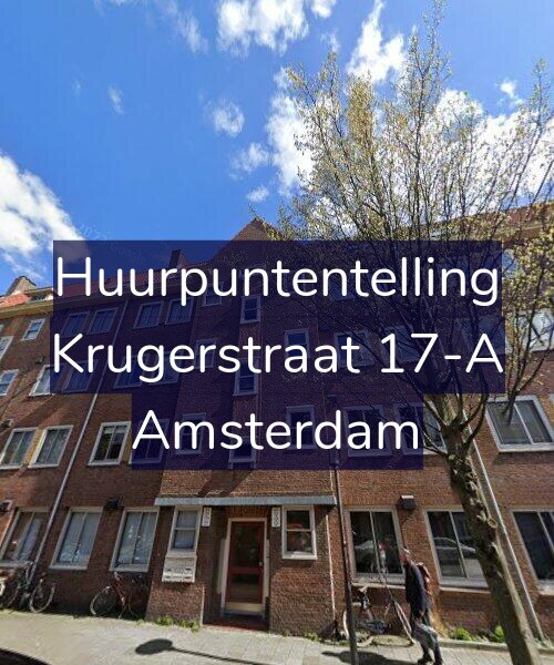 Foto gevel Huurpuntentelling voor Krugerstraat 17-A, Amsterdam