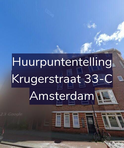 Foto gevel Huurpuntentelling voor Krugerstraat 33-C, Amsterdam