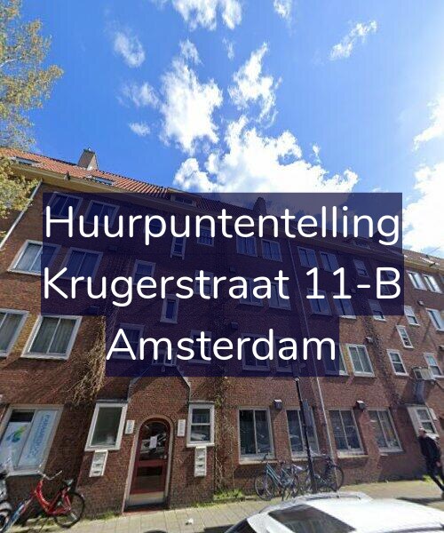 Foto gevel Huurpuntentelling voor Krugerstraat 11-B, Amsterdam