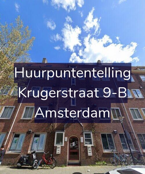 Foto gevel Huurpuntentelling voor Krugerstraat 9-B, Amsterdam