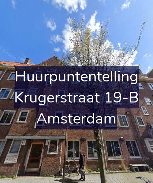 Foto gevel Huurpuntentelling voor Krugerstraat 19-B, Amsterdam