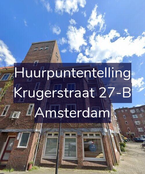 Foto gevel Huurpuntentelling voor Krugerstraat 27-B, Amsterdam