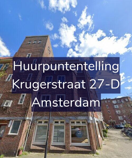 Foto gevel Huurpuntentelling voor Krugerstraat 27-D, Amsterdam