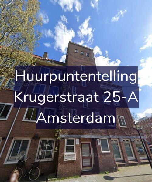Foto gevel Huurpuntentelling voor Krugerstraat 25-A, Amsterdam