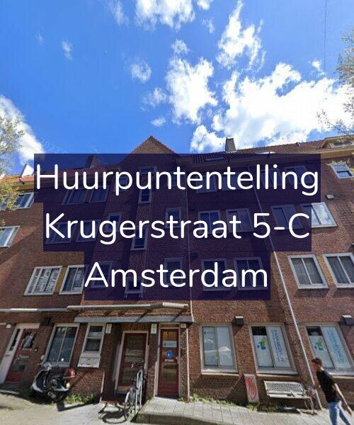 Foto gevel Huurpuntentelling voor Krugerstraat 5-C, Amsterdam