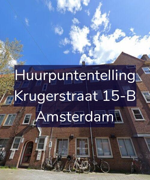 Foto gevel Huurpuntentelling voor Krugerstraat 15-B, Amsterdam