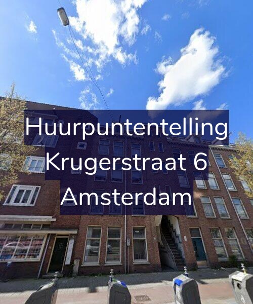 Foto gevel Huurpuntentelling voor Krugerstraat 6, Amsterdam