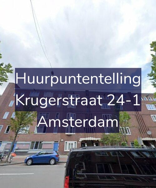 Foto gevel Huurpuntentelling voor Krugerstraat 24-1, Amsterdam