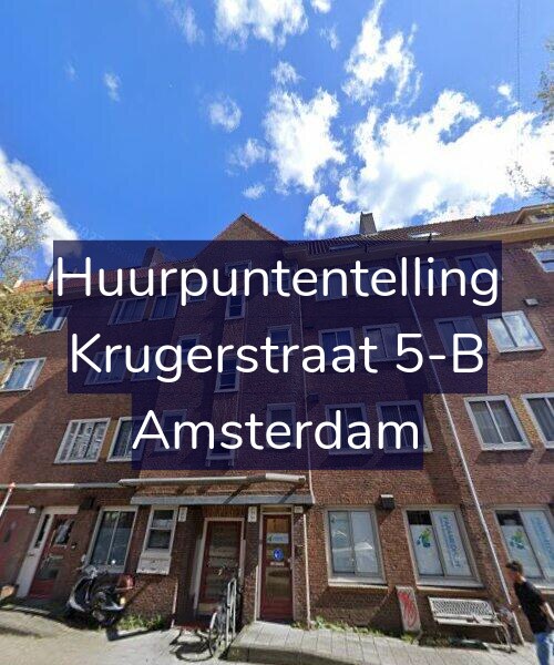 Foto gevel Huurpuntentelling voor Krugerstraat 5-B, Amsterdam
