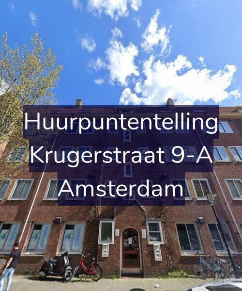Foto gevel Huurpuntentelling voor Krugerstraat 9-A, Amsterdam