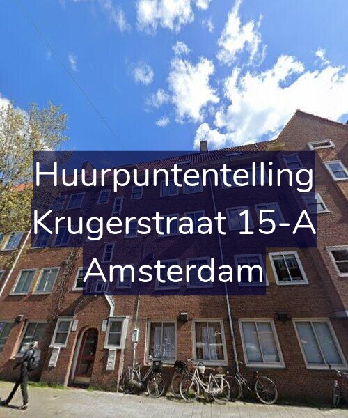 Foto gevel Huurpuntentelling voor Krugerstraat 15-A, Amsterdam