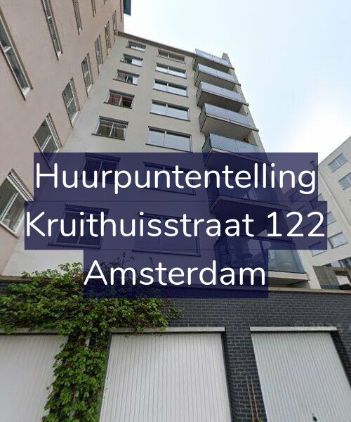 Foto gevel Huurpuntentelling voor Kruithuisstraat 122, Amsterdam