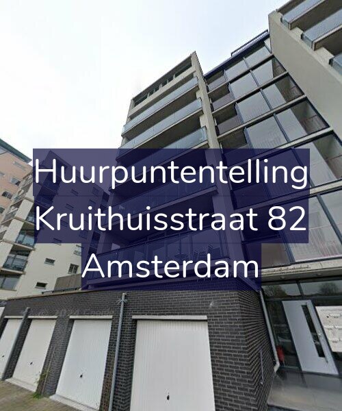 Foto gevel Huurpuntentelling voor Kruithuisstraat 82, Amsterdam