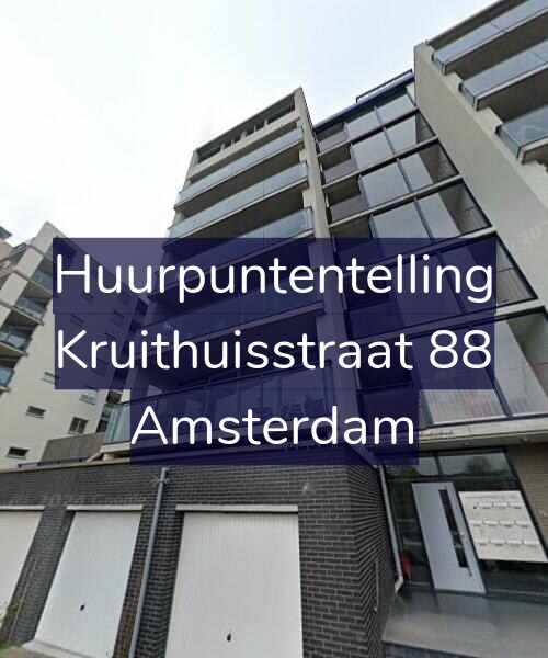 Foto gevel Huurpuntentelling voor Kruithuisstraat 88, Amsterdam