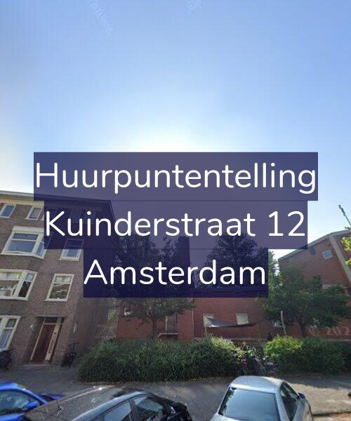 Foto gevel Huurpuntentelling voor Kuinderstraat 12, Amsterdam