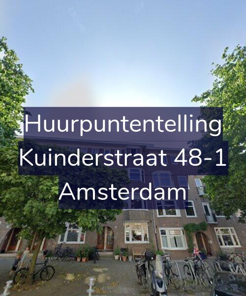 Foto gevel Huurpuntentelling voor Kuinderstraat 48-1, Amsterdam