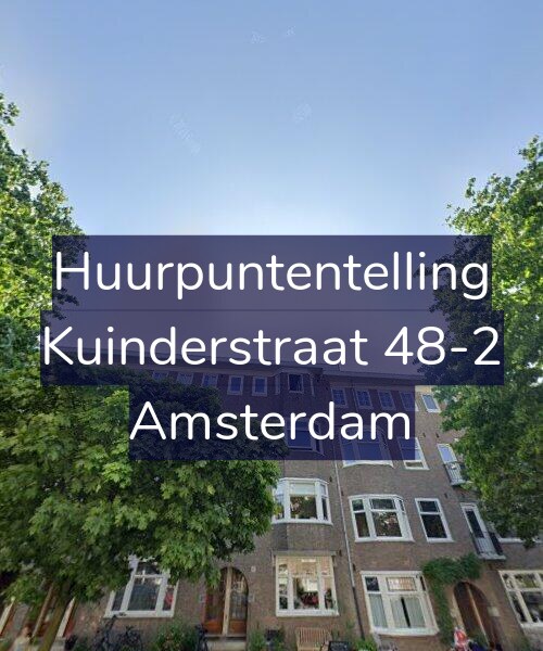 Foto gevel Huurpuntentelling voor Kuinderstraat 48-2, Amsterdam