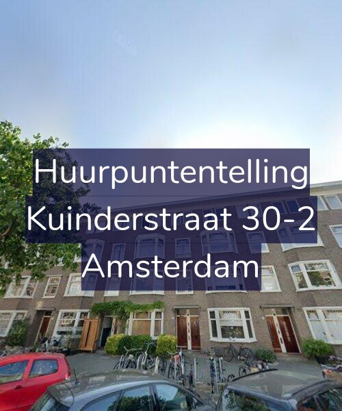 Foto gevel Huurpuntentelling voor Kuinderstraat 30-2, Amsterdam