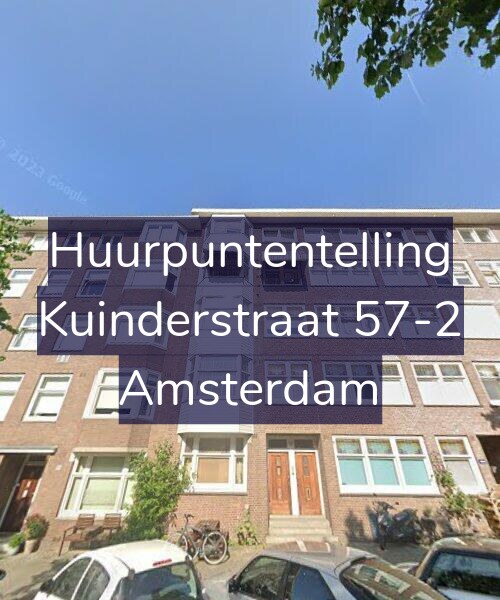 Foto gevel Huurpuntentelling voor Kuinderstraat 57-2, Amsterdam