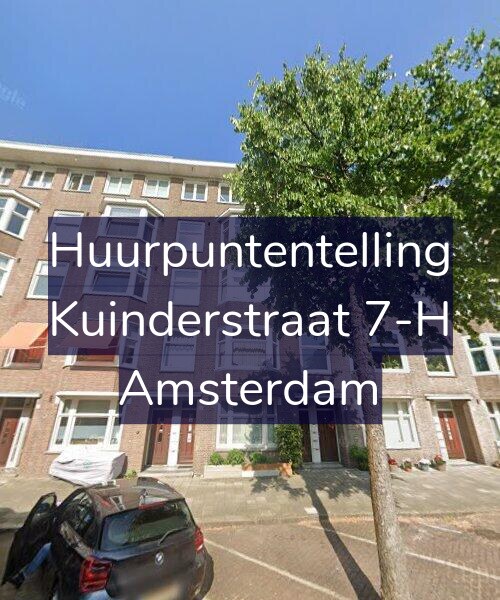 Foto gevel Huurpuntentelling voor Kuinderstraat 7-H, Amsterdam