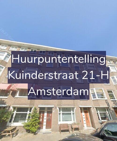 Foto gevel Huurpuntentelling voor Kuinderstraat 21-H, Amsterdam