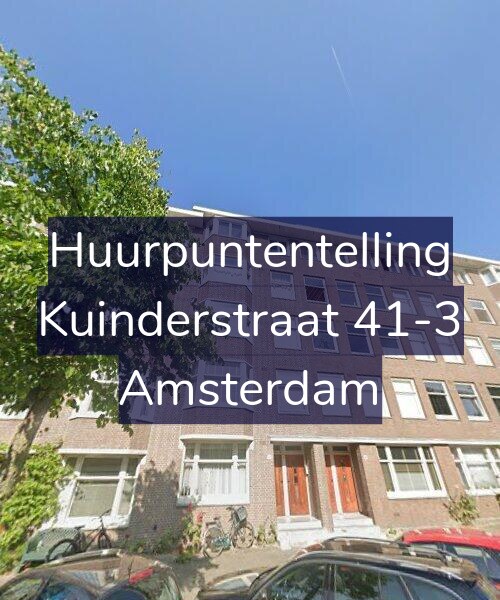 Foto gevel Huurpuntentelling voor Kuinderstraat 41-3, Amsterdam