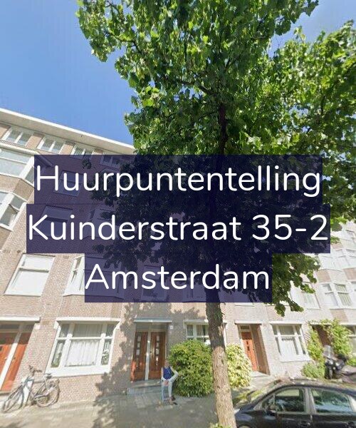 Foto gevel Huurpuntentelling voor Kuinderstraat 35-2, Amsterdam