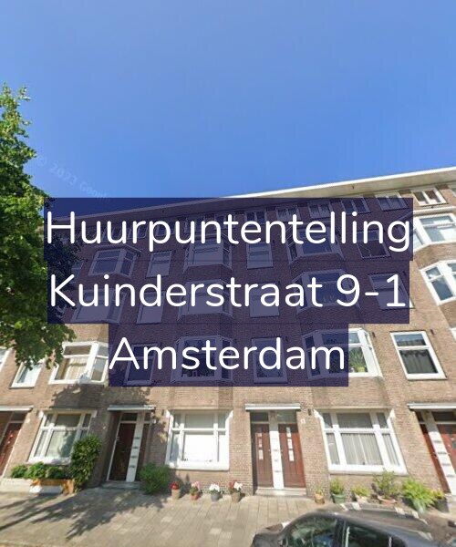 Foto gevel Huurpuntentelling voor Kuinderstraat 9-1, Amsterdam