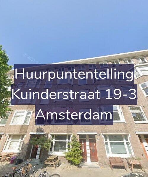 Foto gevel Huurpuntentelling voor Kuinderstraat 19-3, Amsterdam
