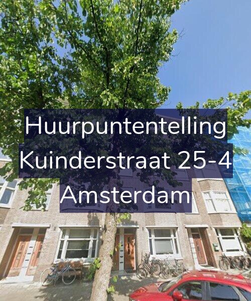 Foto gevel Huurpuntentelling voor Kuinderstraat 25-4, Amsterdam