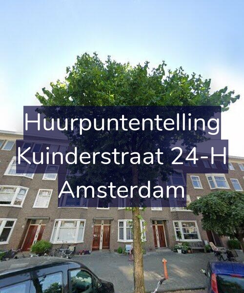 Foto gevel Huurpuntentelling voor Kuinderstraat 24-H, Amsterdam