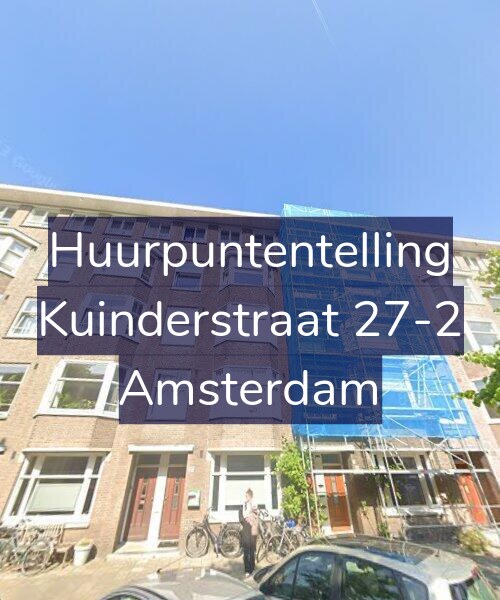 Foto gevel Huurpuntentelling voor Kuinderstraat 27-2, Amsterdam