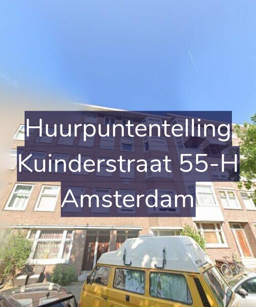 Foto gevel Huurpuntentelling voor Kuinderstraat 55-H, Amsterdam