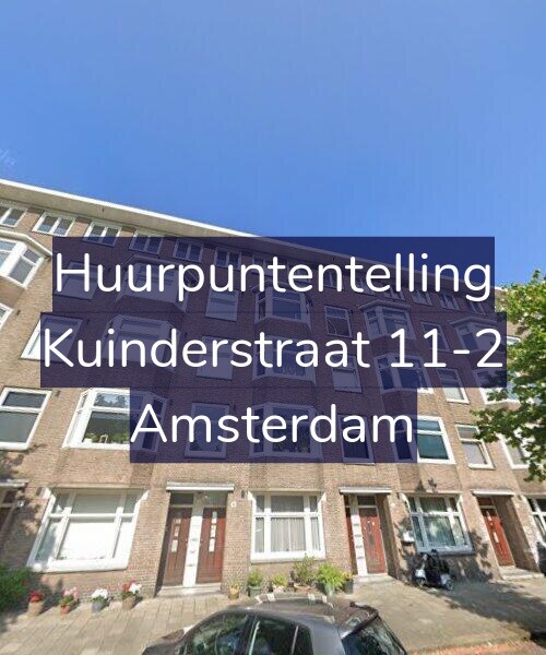 Foto gevel Huurpuntentelling voor Kuinderstraat 11-2, Amsterdam