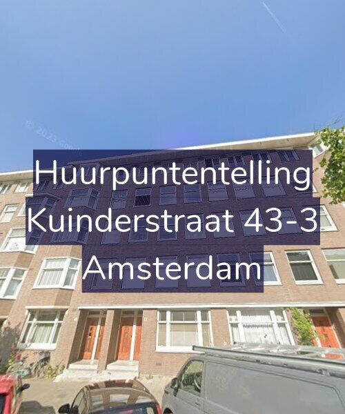 Foto gevel Huurpuntentelling voor Kuinderstraat 43-3, Amsterdam