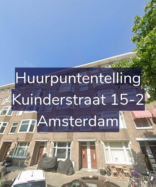 Foto gevel Huurpuntentelling voor Kuinderstraat 15-2, Amsterdam
