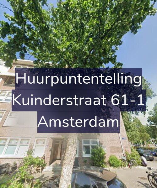 Foto gevel Huurpuntentelling voor Kuinderstraat 61-1, Amsterdam