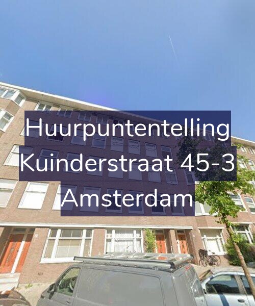 Foto gevel Huurpuntentelling voor Kuinderstraat 45-3, Amsterdam