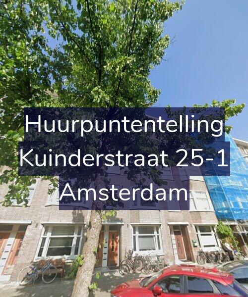 Foto gevel Huurpuntentelling voor Kuinderstraat 25-1, Amsterdam
