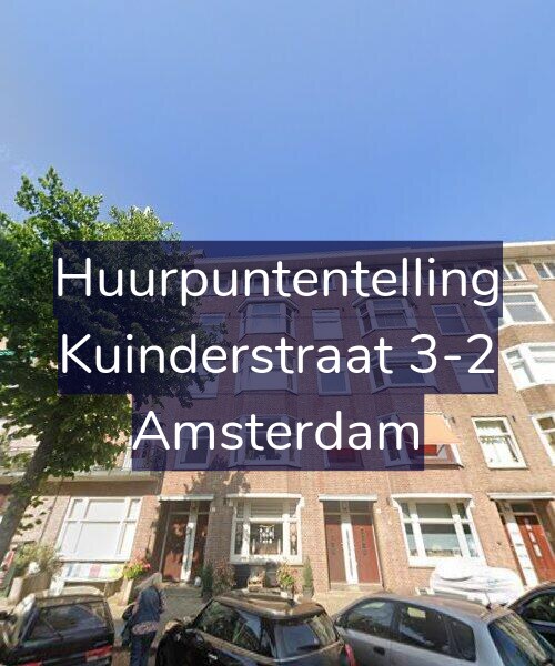 Foto gevel Huurpuntentelling voor Kuinderstraat 3-2, Amsterdam
