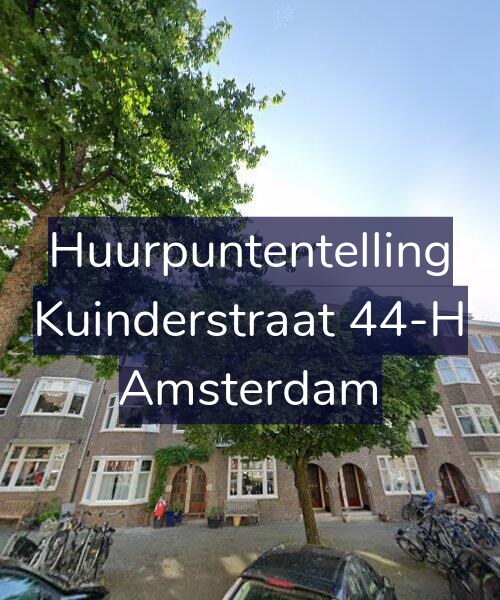 Foto gevel Huurpuntentelling voor Kuinderstraat 44-H, Amsterdam