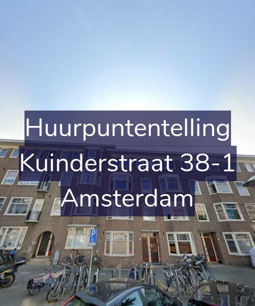 Foto gevel Huurpuntentelling voor Kuinderstraat 38-1, Amsterdam