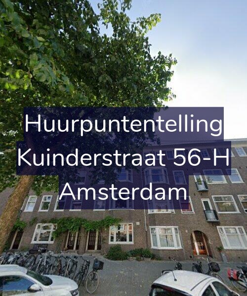 Foto gevel Huurpuntentelling voor Kuinderstraat 56-H, Amsterdam
