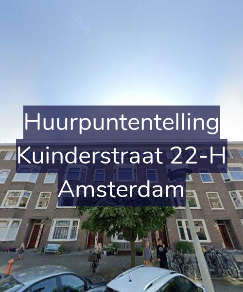Foto gevel Huurpuntentelling voor Kuinderstraat 22-H, Amsterdam