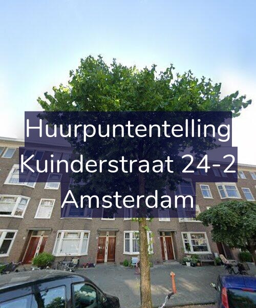 Foto gevel Huurpuntentelling voor Kuinderstraat 24-2, Amsterdam